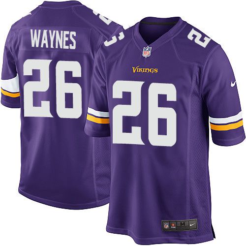 Men Minnesota Vikings #26 Trae Waynes Nike Purple Player Game NFL Jersey->minnesota vikings->NFL Jersey